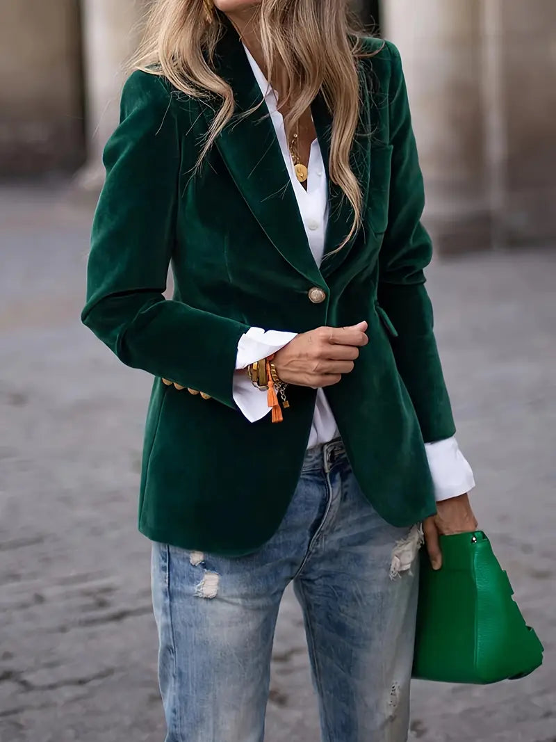 Ophelia™ | Elegant Luxe Tailored Blazer