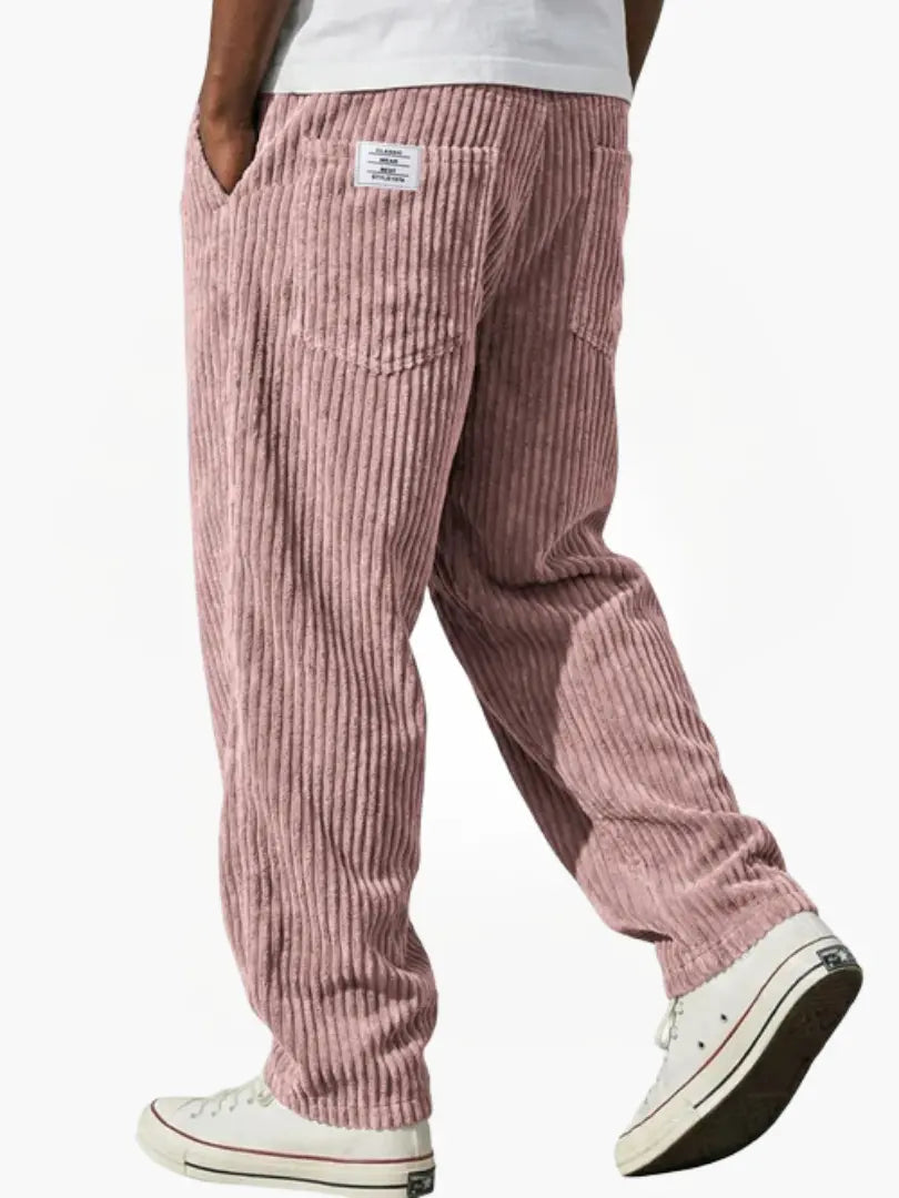 Faren - Textured Drawstring Trousers