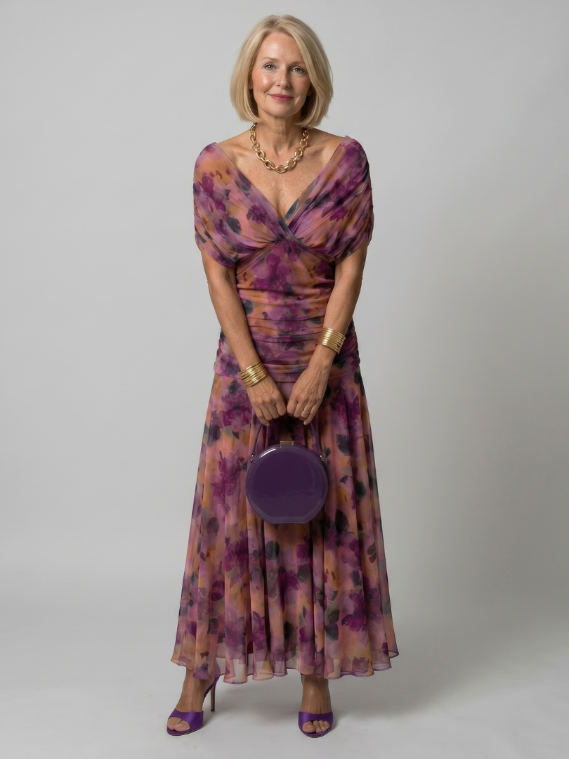 Ophelia | Off-Shoulder Midi Dress