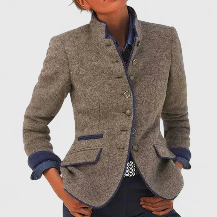 Vivienne | Women's Classic Wool Blend Blazer Limited Edition
