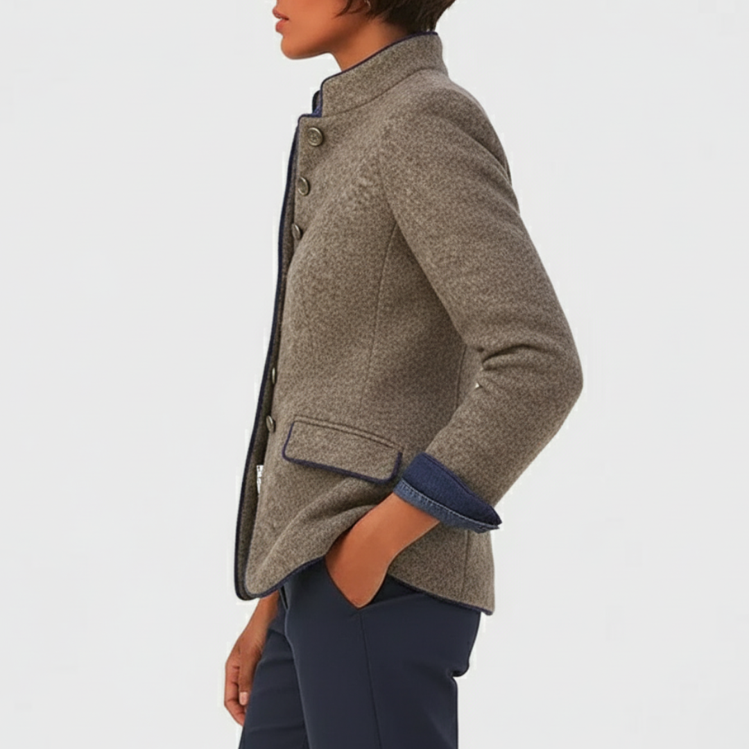 Vivienne | Women's Classic Wool Blend Blazer Limited Edition