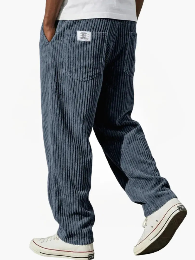 Faren - Textured Drawstring Trousers