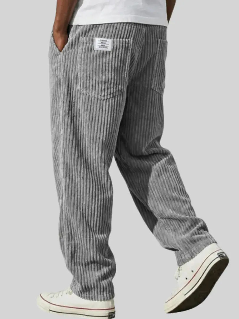 Faren - Textured Drawstring Trousers