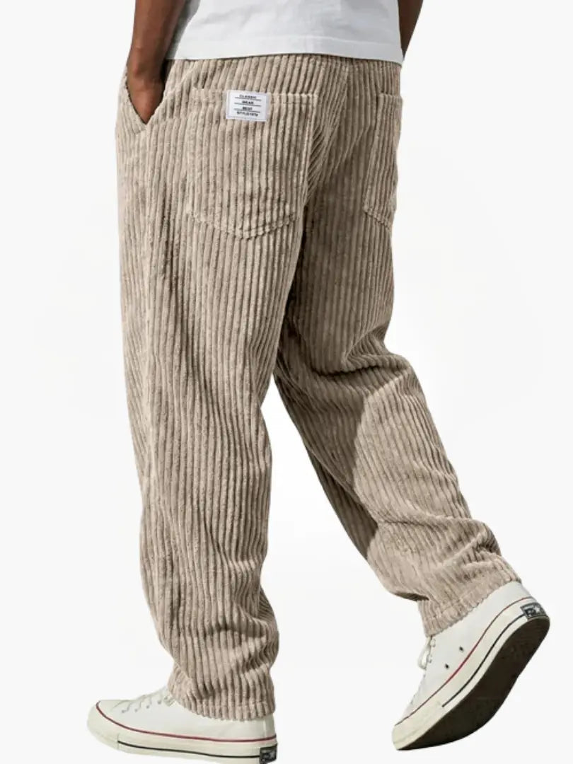 Faren - Textured Drawstring Trousers