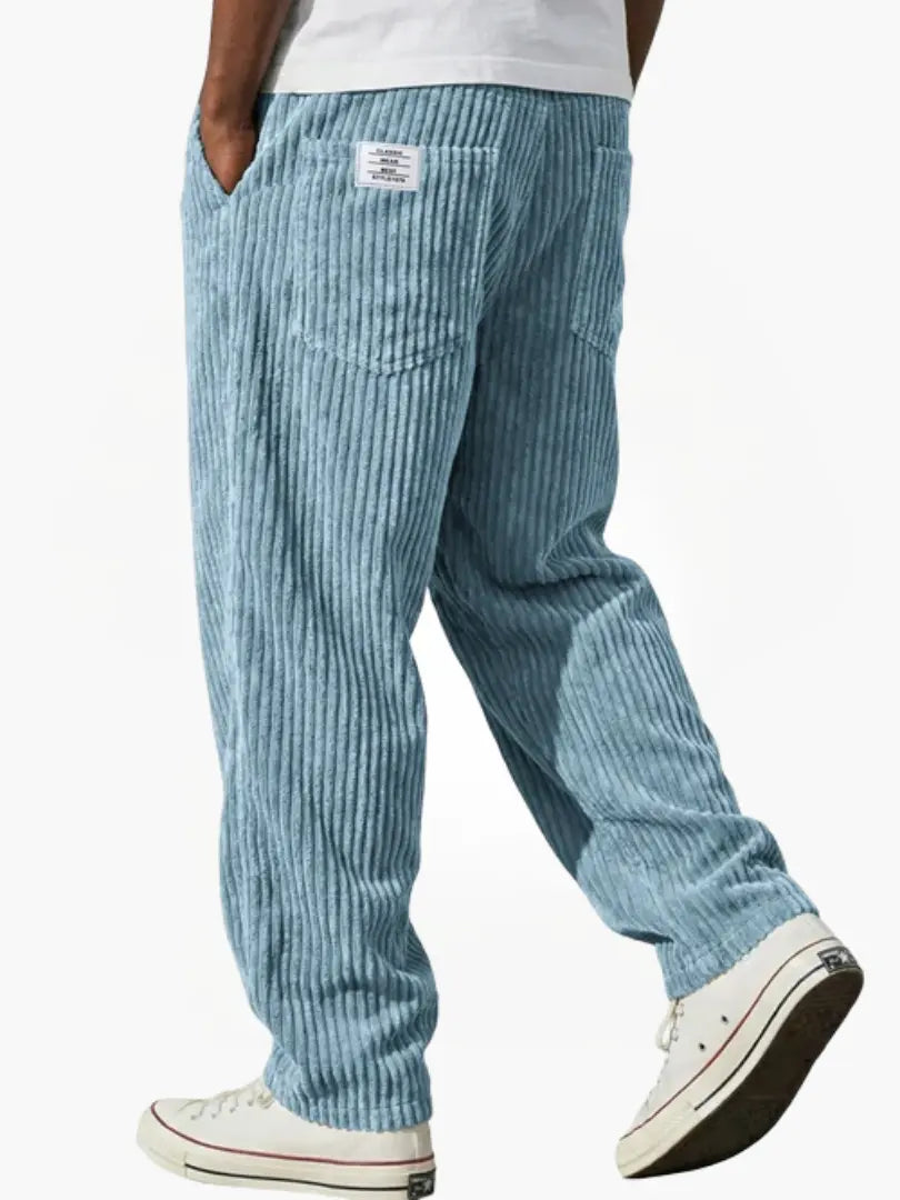 Faren - Textured Drawstring Trousers