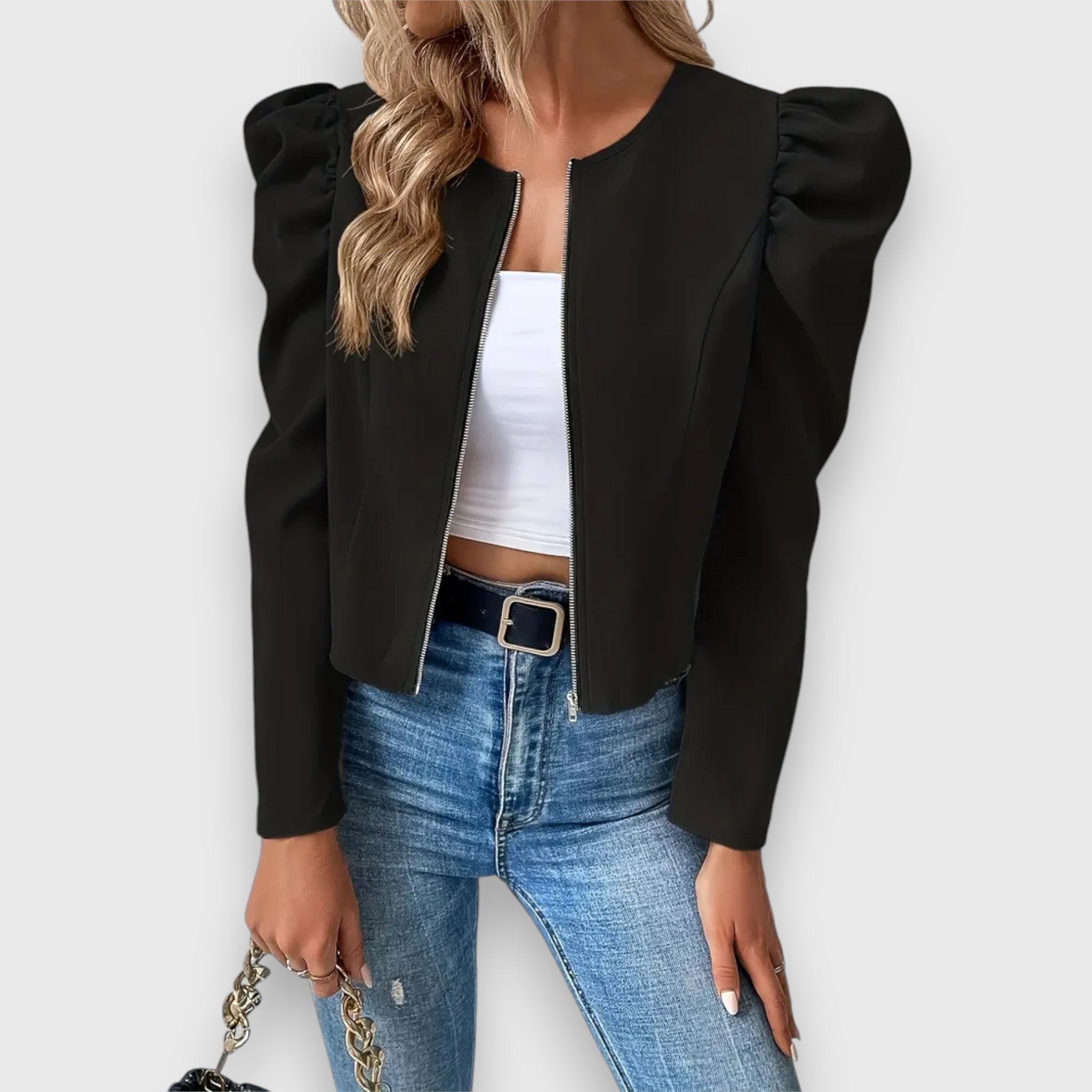 Léa | Women's puff-sleeved jacket