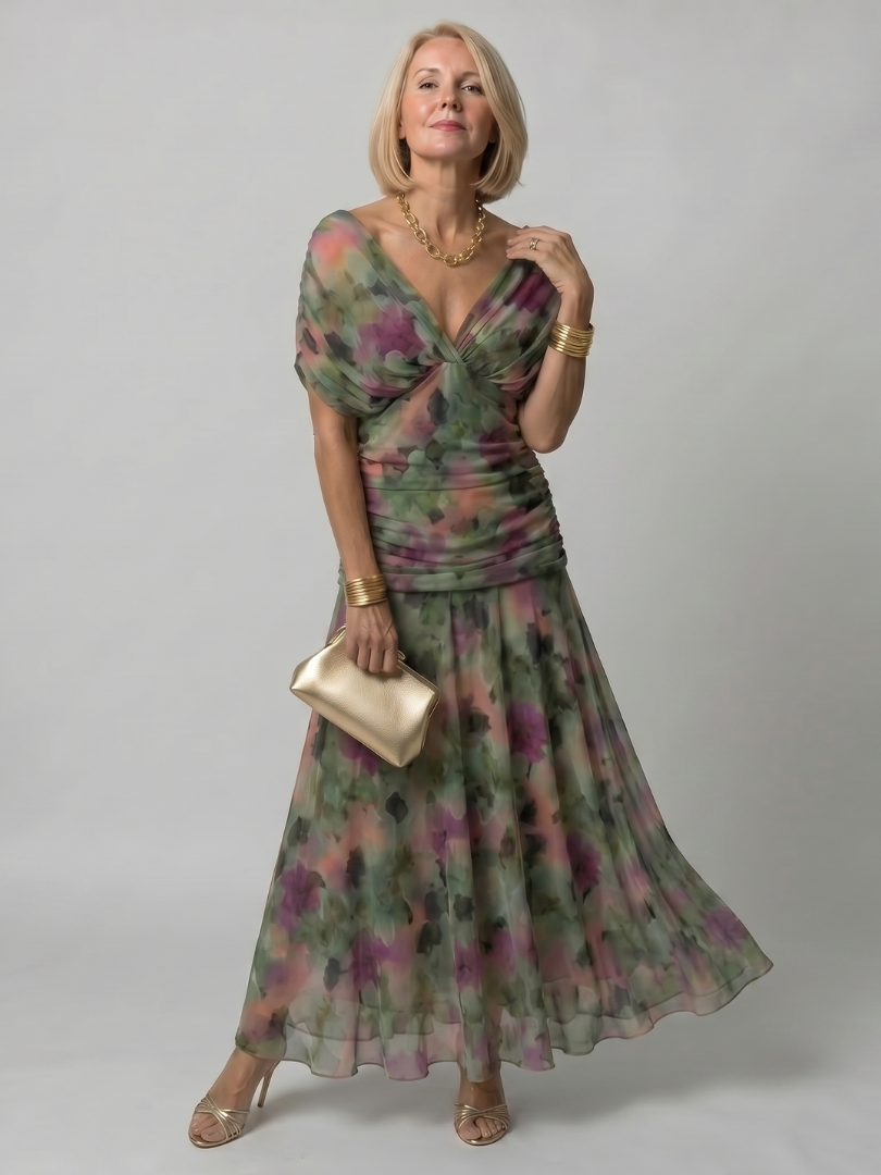 Ophelia | Off-Shoulder Midi Dress