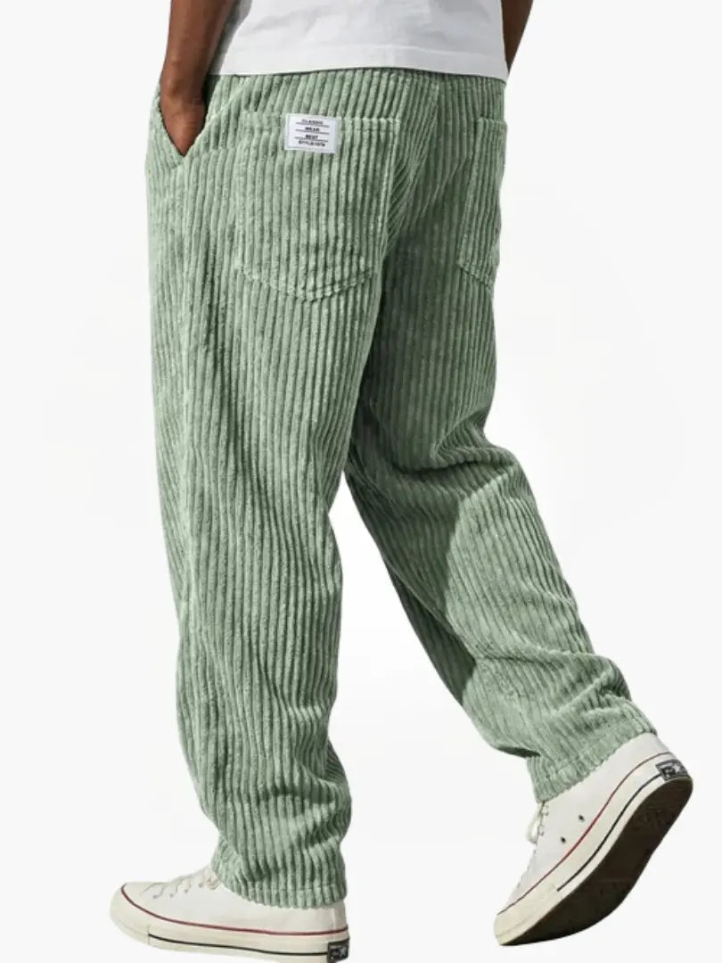 Faren - Textured Drawstring Trousers