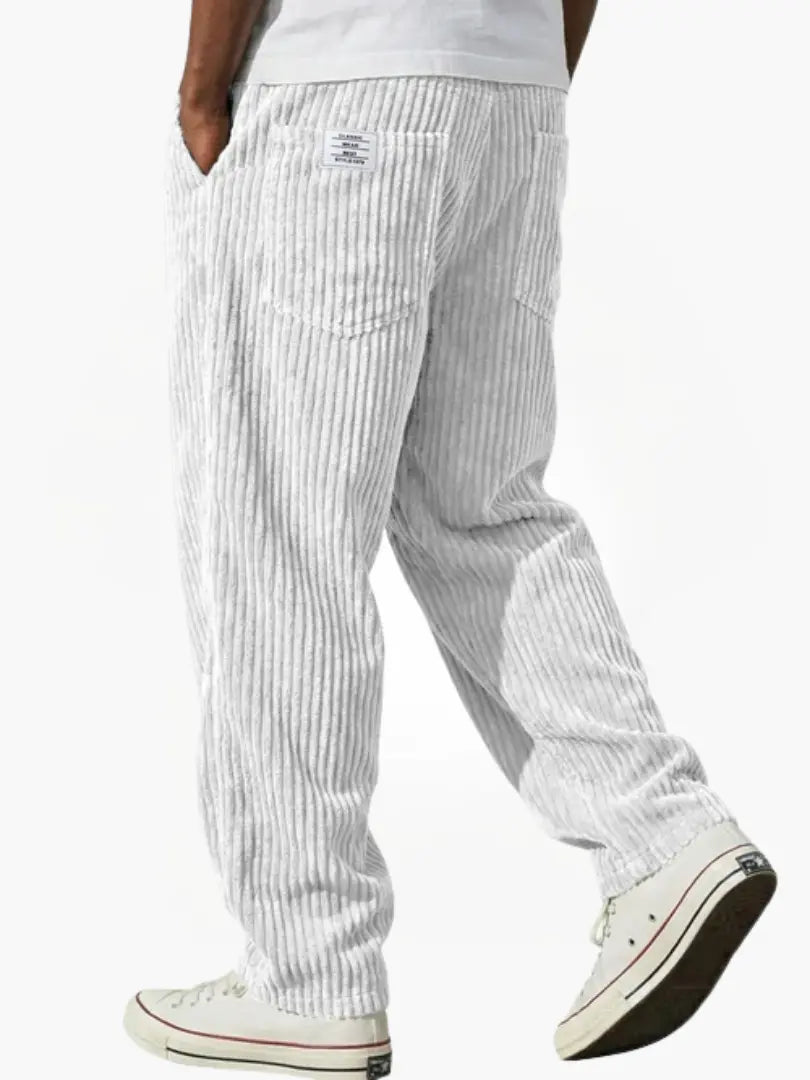 Faren - Textured Drawstring Trousers