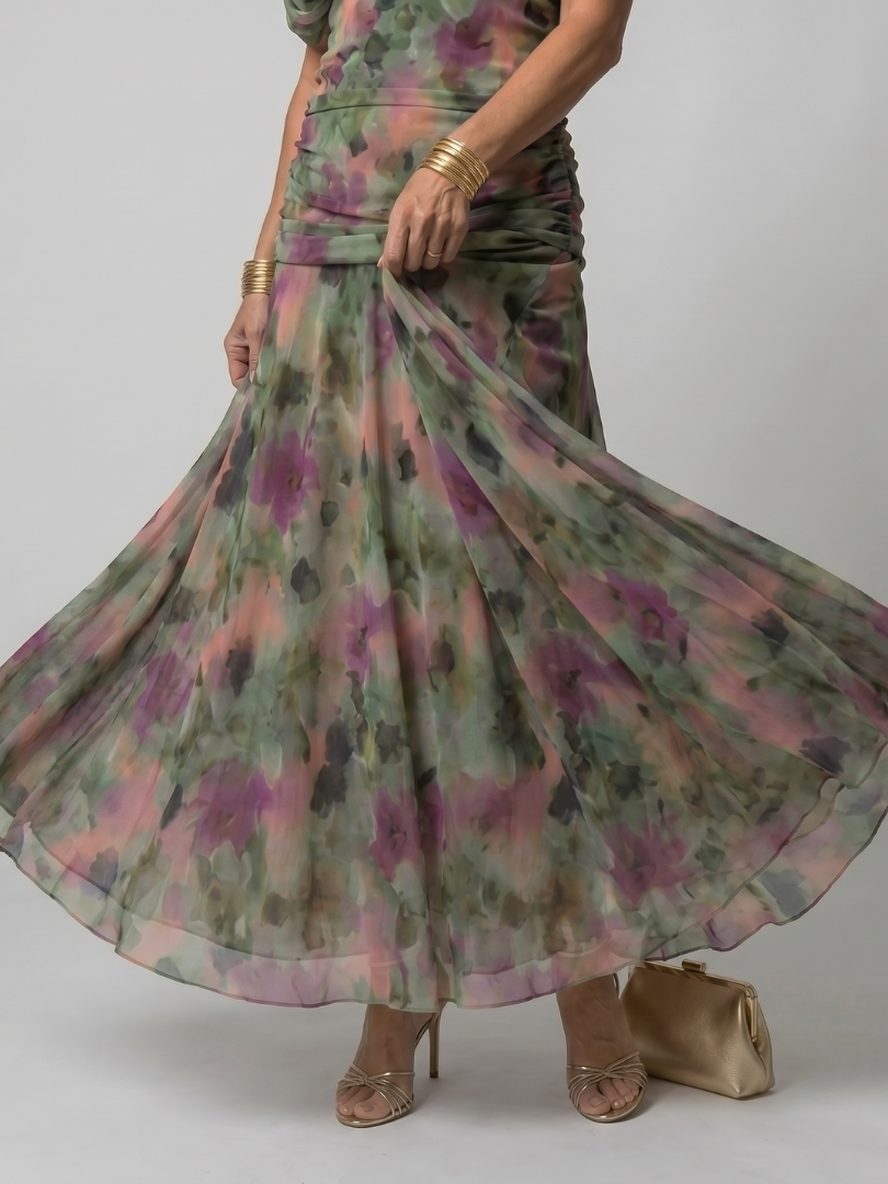 Ophelia | Off-Shoulder Midi Dress