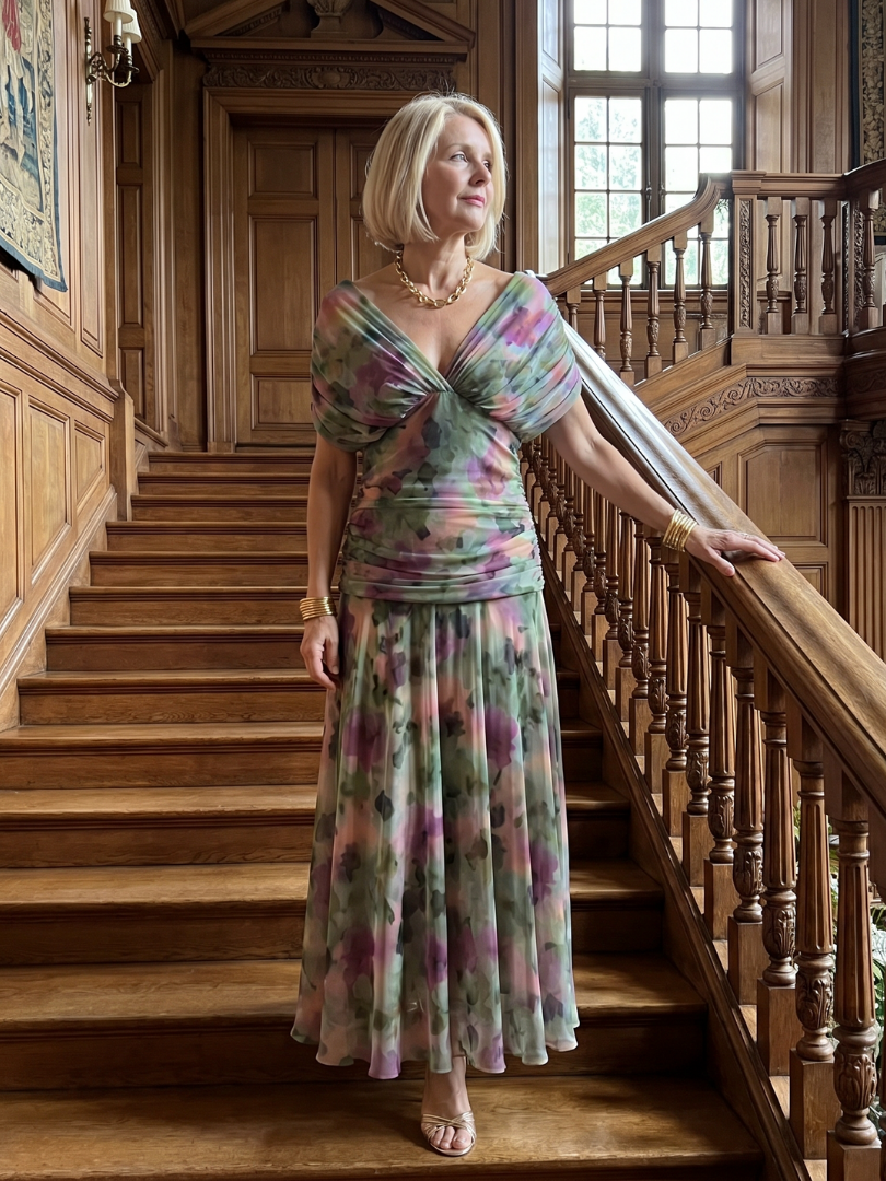 Ophelia | Off-Shoulder Midi Dress