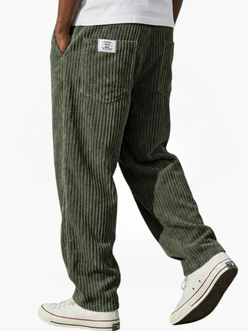 Faren - Textured Drawstring Trousers