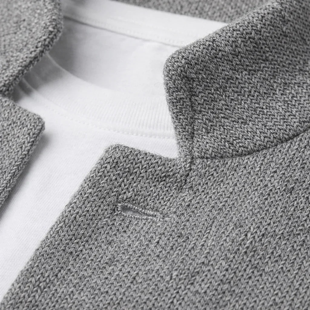 Textured knit vest