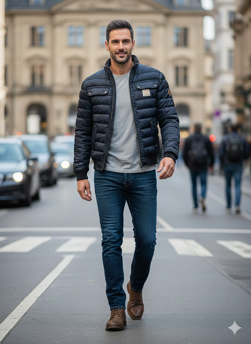 Lorian - Tailored Padded Jacket