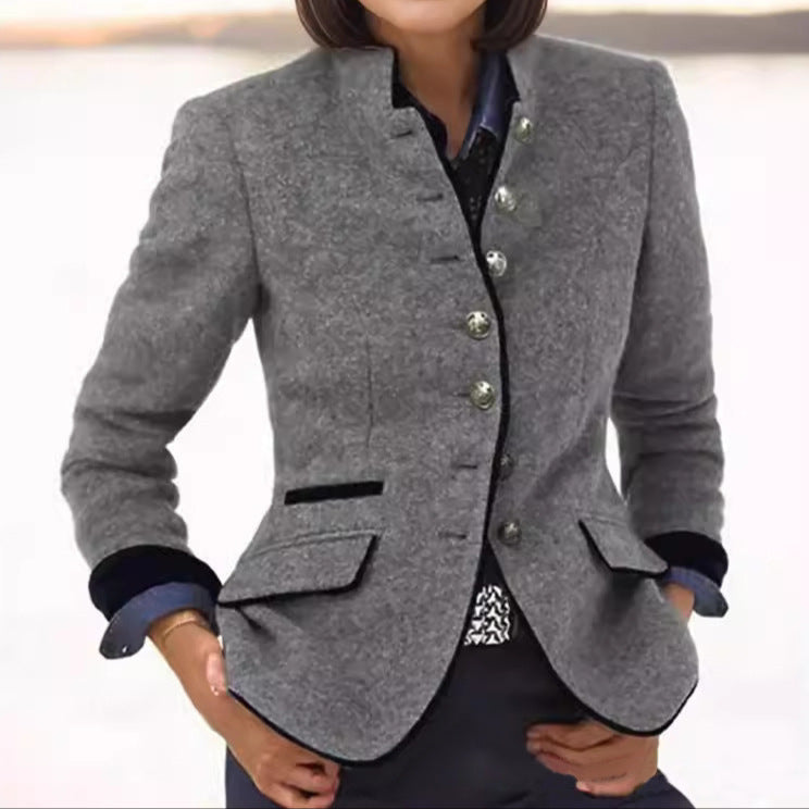 Vivienne | Women's Classic Wool Blend Blazer Limited Edition