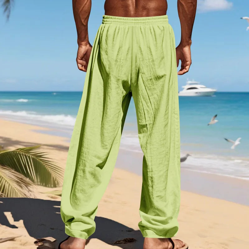 Pierce - Breezy Drawstring Trousers