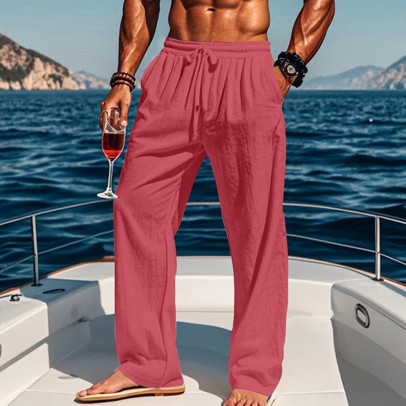 Pierce - Breezy Drawstring Trousers