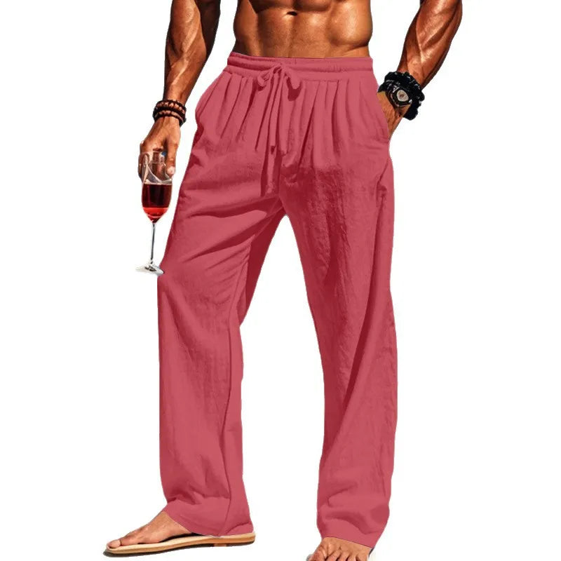 Pierce - Breezy Drawstring Trousers