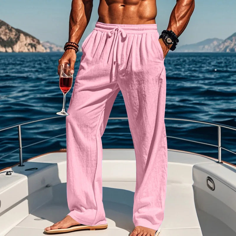 Pierce - Breezy Drawstring Trousers