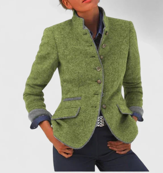Vivienne | Women's Classic Wool Blend Blazer Limited Edition
