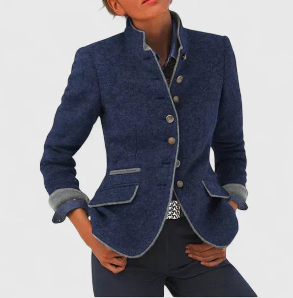 Vivienne | Women's Classic Wool Blend Blazer Limited Edition