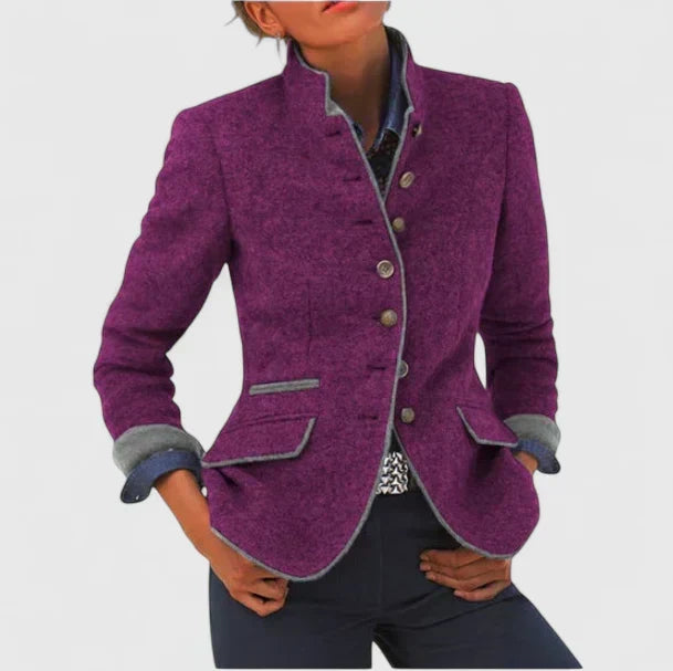 Vivienne | Women's Classic Wool Blend Blazer Limited Edition
