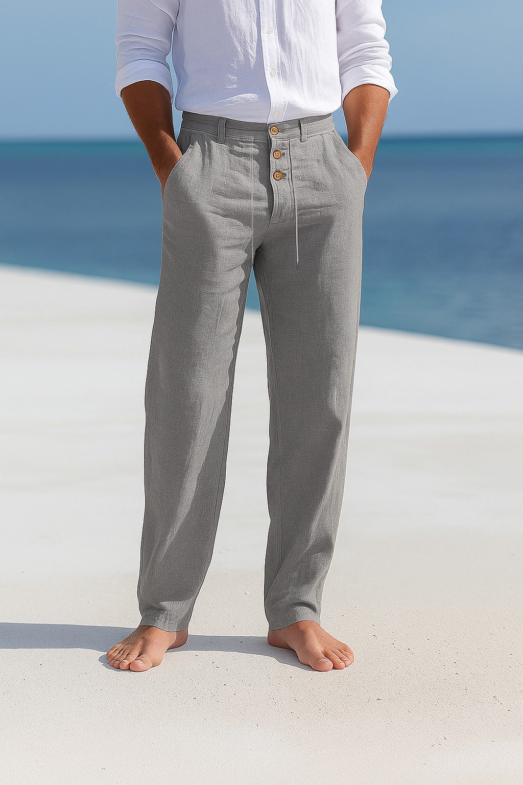 Kenneth - Lightweight Linen Trousers