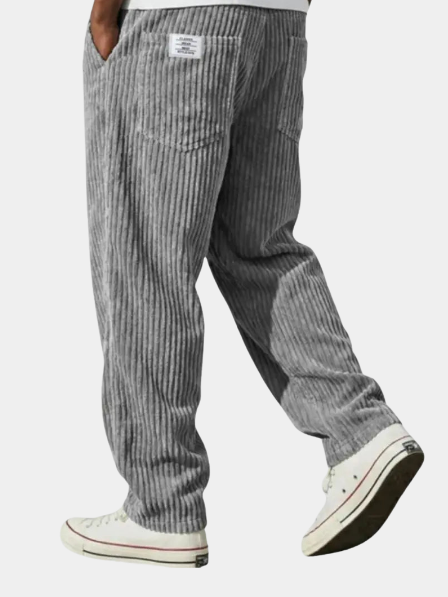 Faren - Textured Drawstring Trousers
