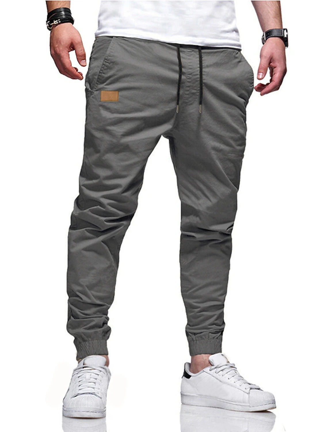 Xavier - Drawstring Tapered Jogger Trousers