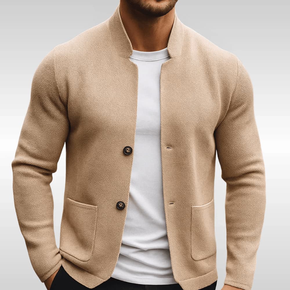 Textured knit vest