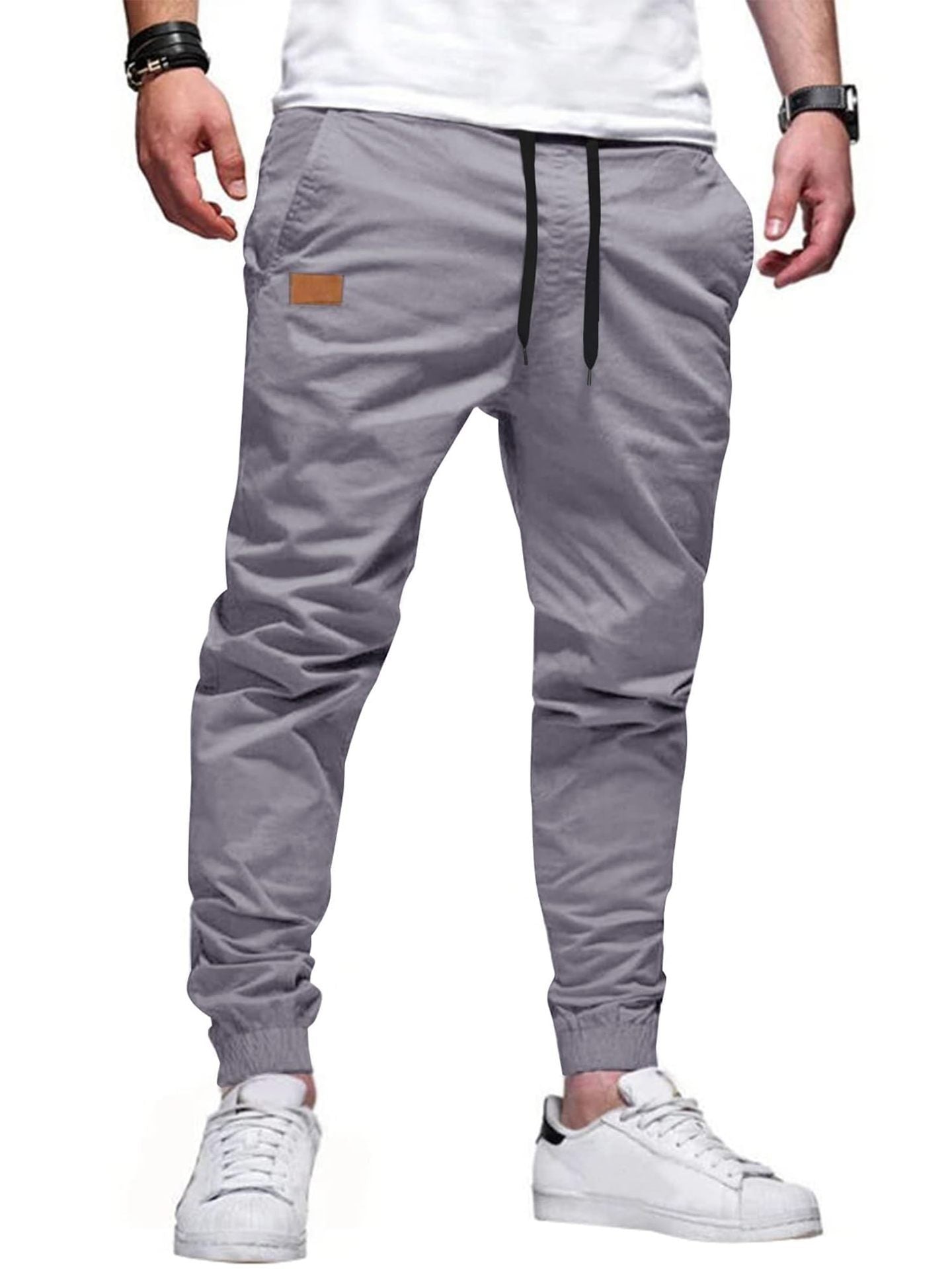 Xavier - Drawstring Tapered Jogger Trousers