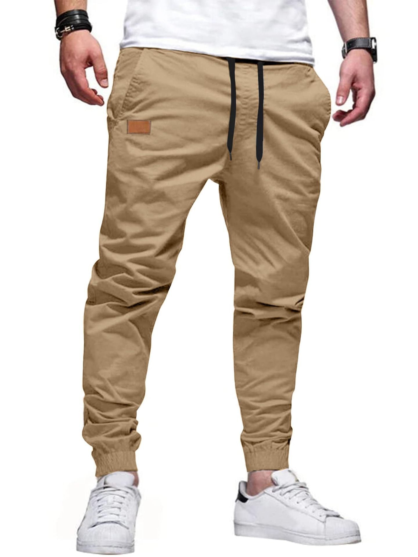 Xavier - Drawstring Tapered Jogger Trousers