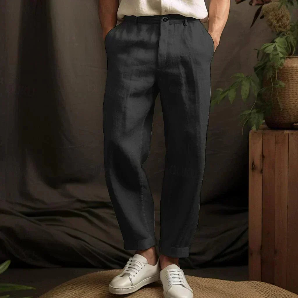 Yorick - Breathable Linen Drawstring Pants