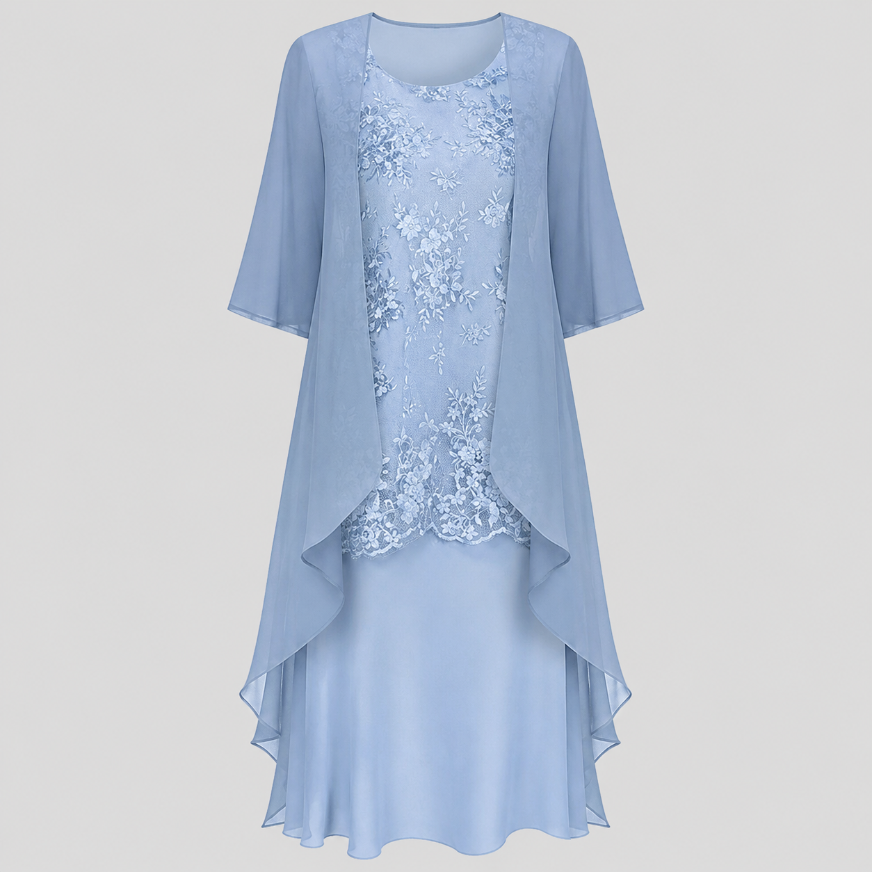 Sylvie | Chiffon Two-Piece Dress