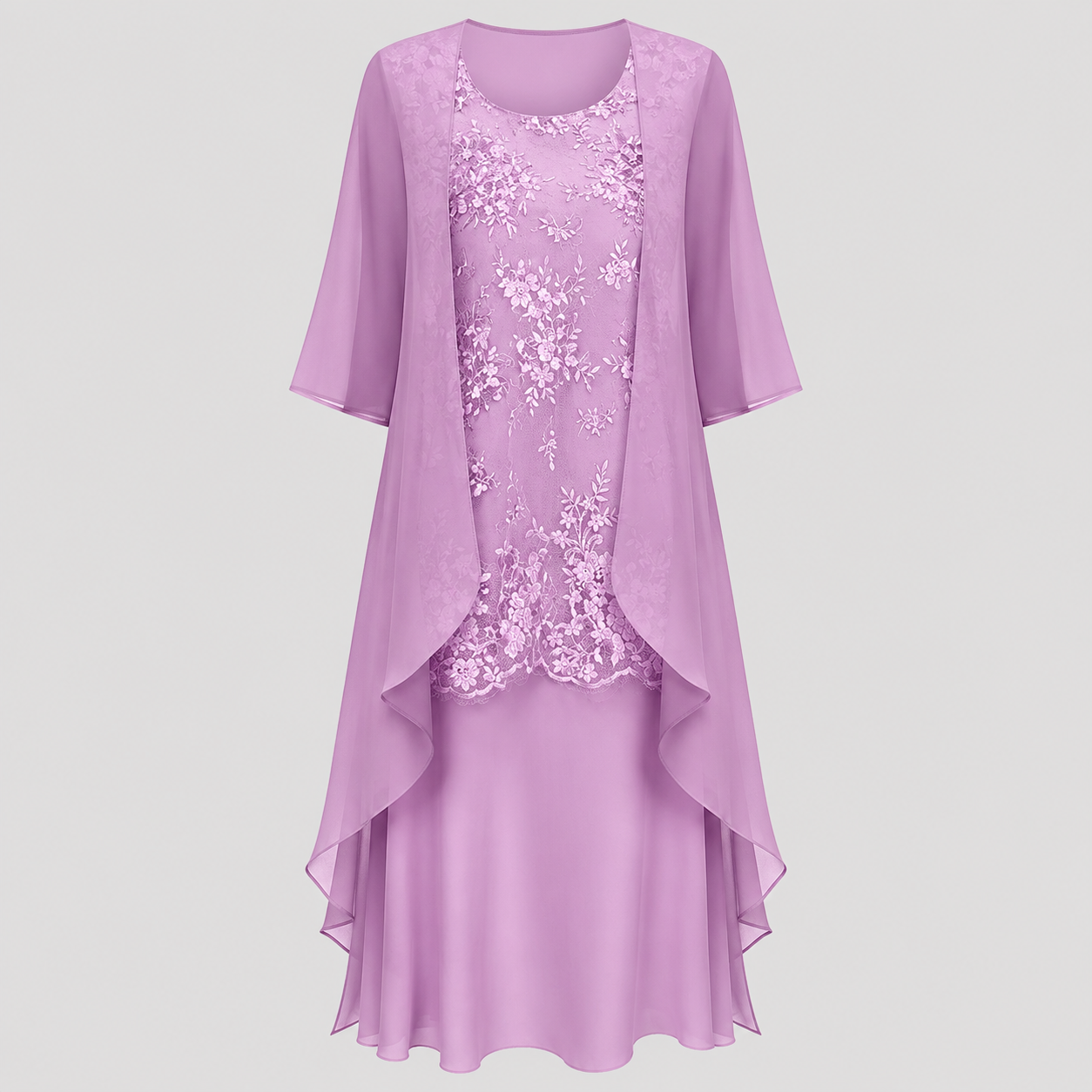 Sylvie | Chiffon Two-Piece Dress