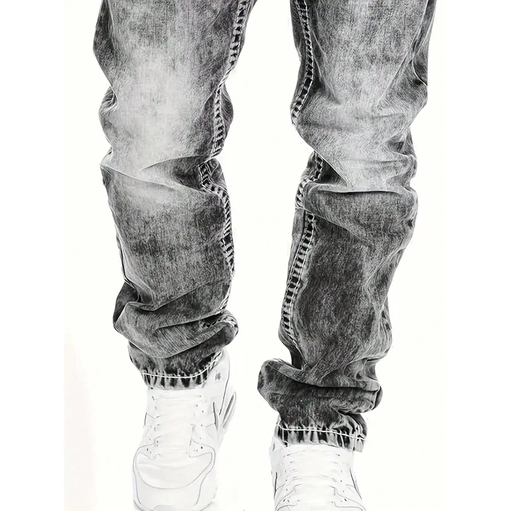 Dario - Vintage Wash Straight Leg Jeans