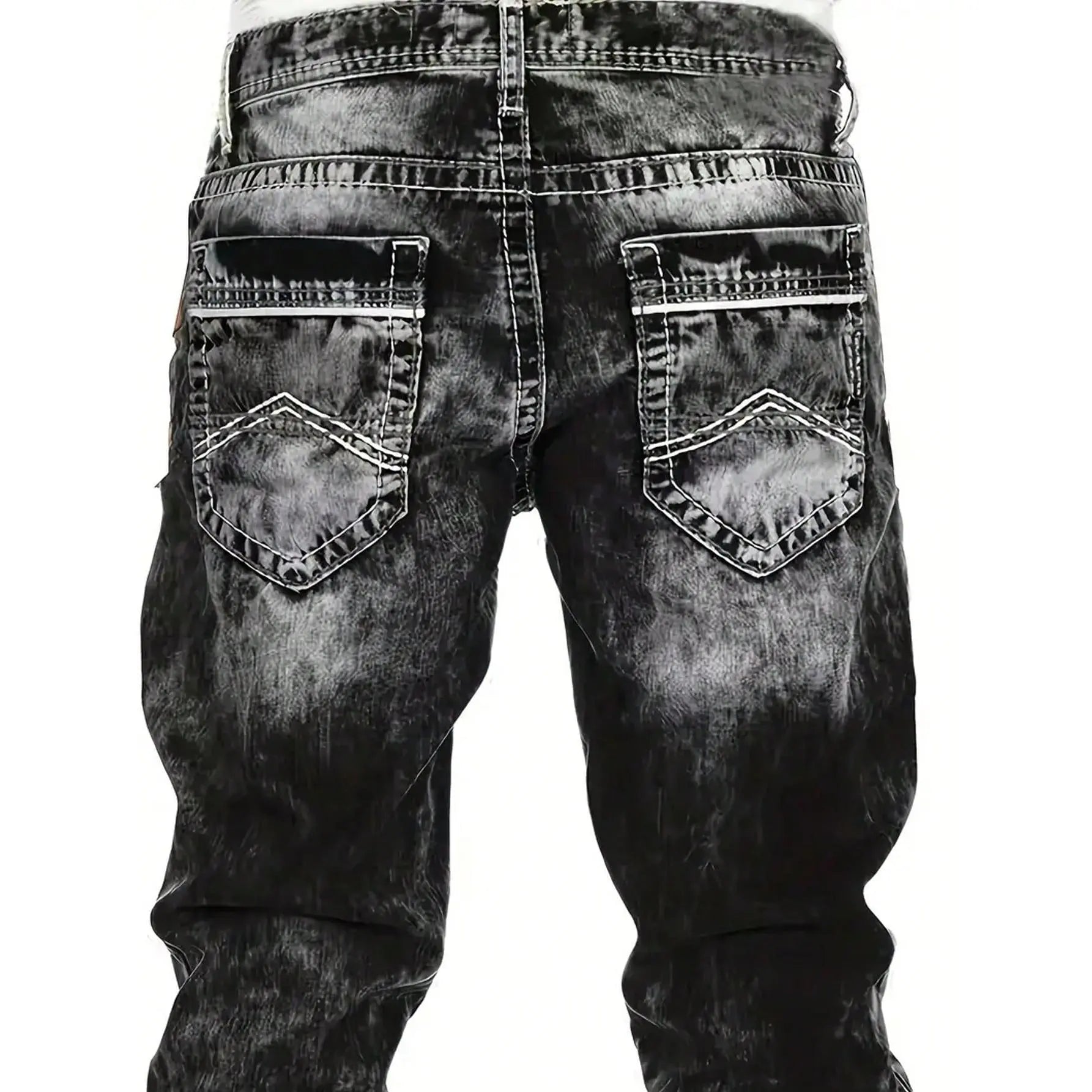 Dario - Vintage Wash Straight Leg Jeans