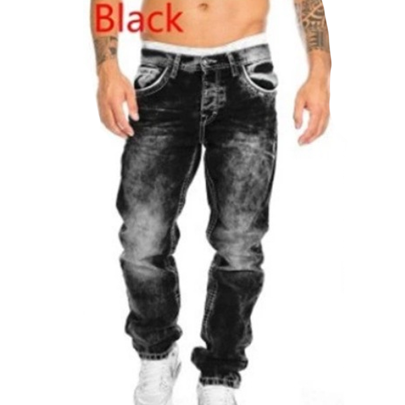 Dario - Vintage Wash Straight Leg Jeans