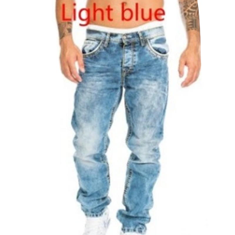 Dario - Vintage Wash Straight Leg Jeans