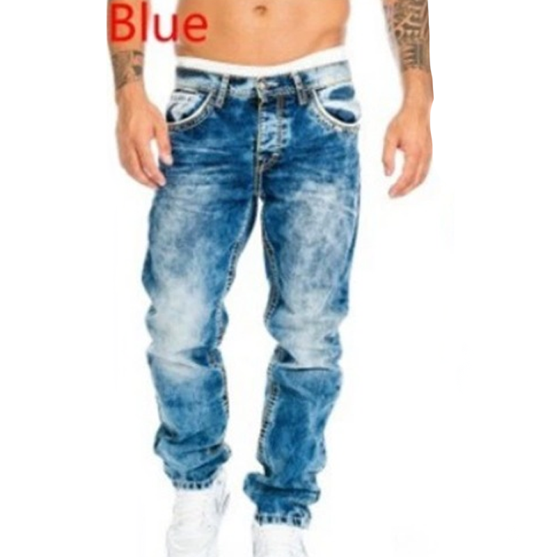 Dario - Vintage Wash Straight Leg Jeans