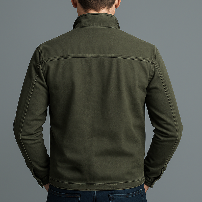 Dean | Vintage Cotton Zip Jacket